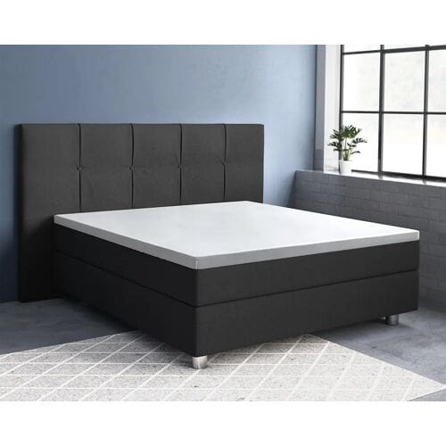 Primaviera Deluxe Satijnen - Topper Hoeslaken - 180 x 220 - Wit