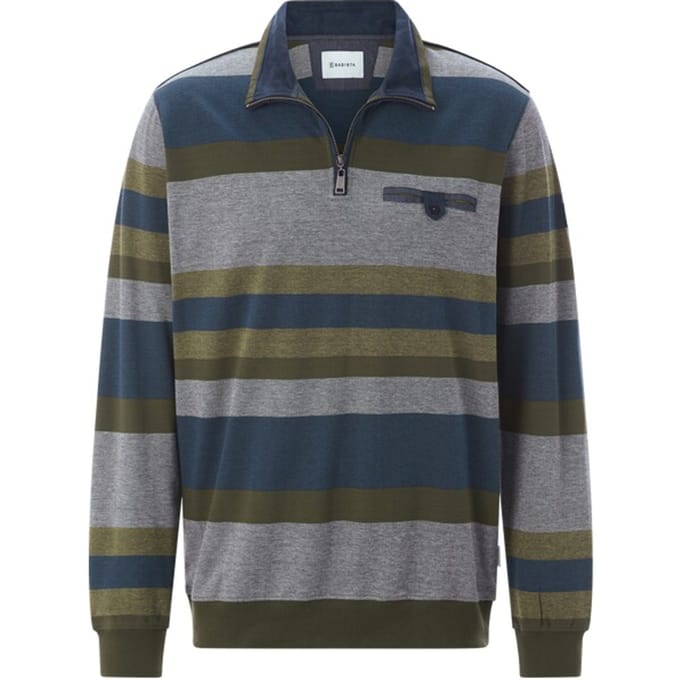 Babista herren Sweatshirt - 44/46 - olijf - Plus Size