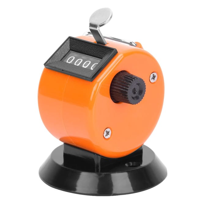 BERM Handteller 4 Cijfers ABS Plastic Schaal Mechanisch Handheld Telinstrument met Haak