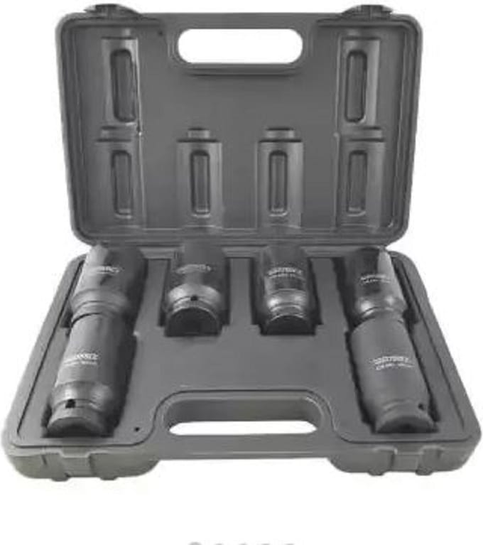 1/2'' Krachtdoppen set lang 12-kant / 6-delig Weber tools