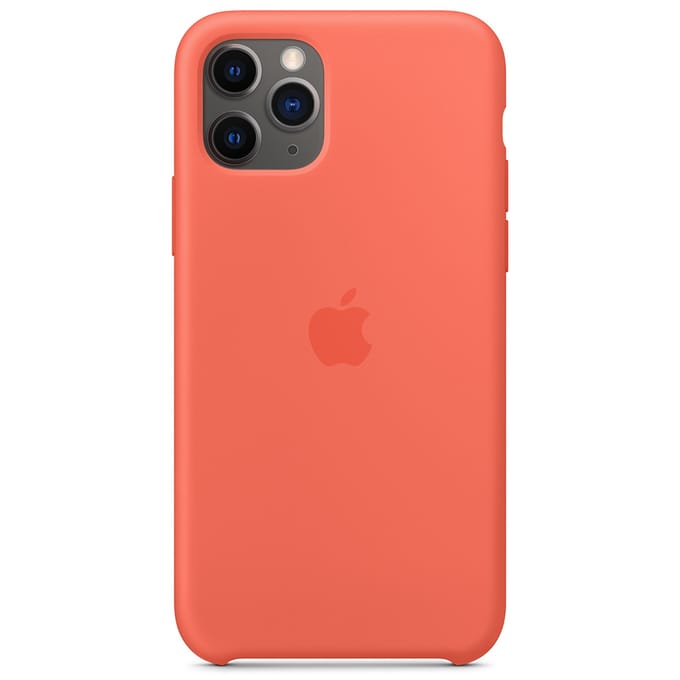 Silicone Backcover voor de Apple iPhone 11 Pro - Clementine Orange