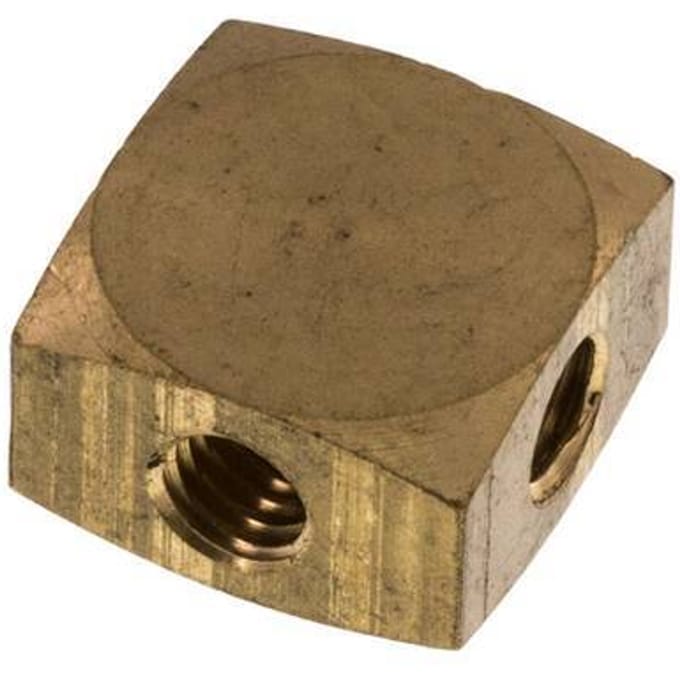 4-weg luchtverdeler M5 messing 16 bar (224.8 psi)