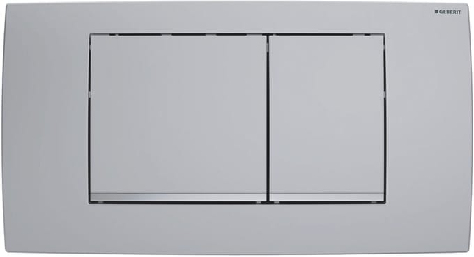 Geberit Twinline bedieningsplaat frontbediening easy-to-clean - mat chroom