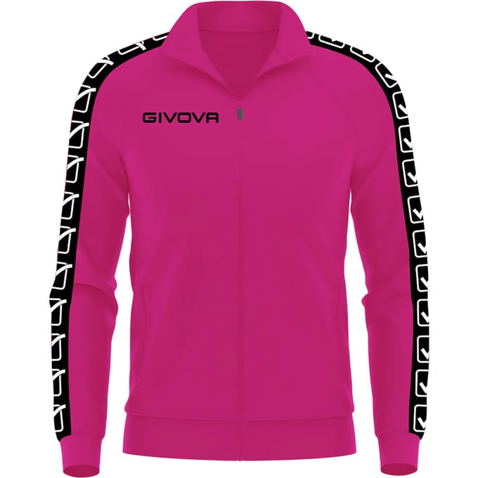 Gebreid trainingsjas met bandjes Givova