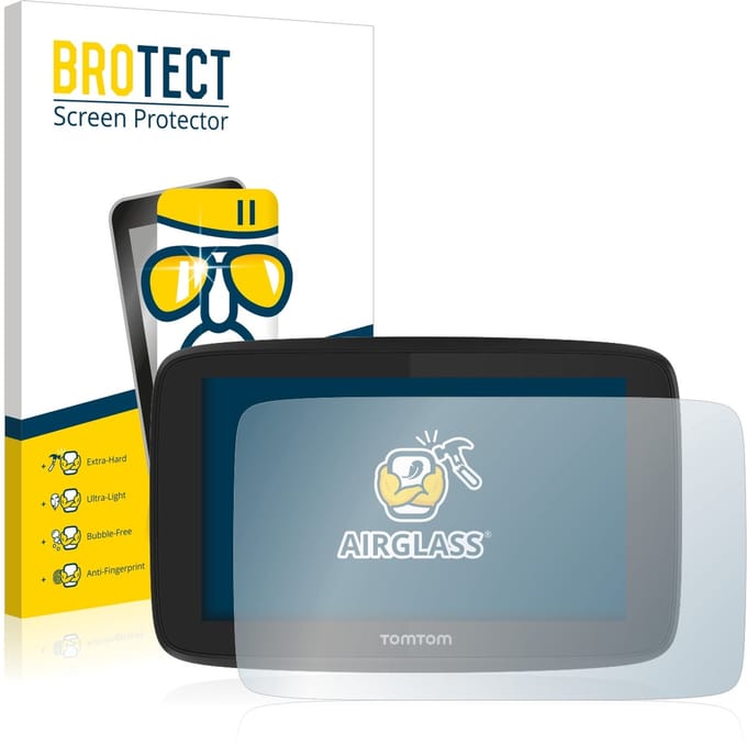 Screenprotector voor TomTom Go Professional 520 Beschermglas transparant