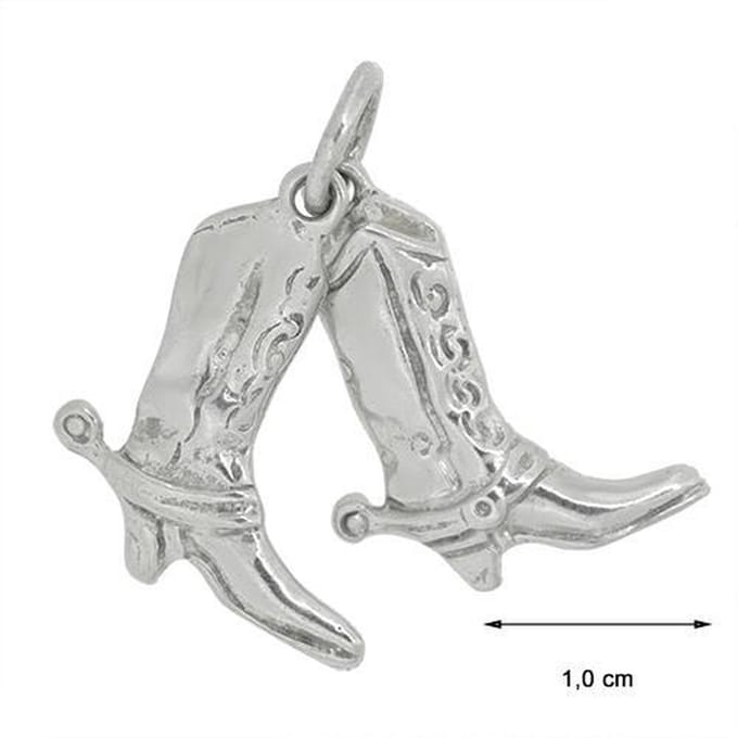 Blinx Jewels Zilveren Hanger Cowboylaarzen