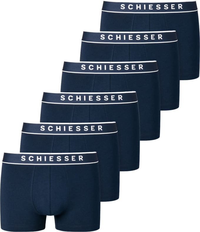 Schiesser Heren Shorts / Pants 6er Pack - 95/5 - Cotton