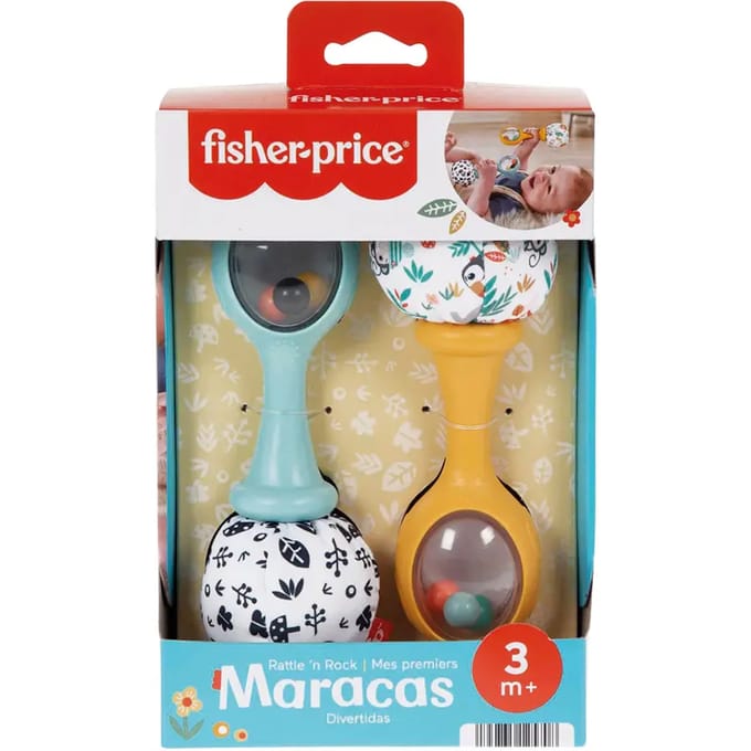 Fisher Price Schud en Rammel Sambaballen Grijp- en bijtspeelgoed