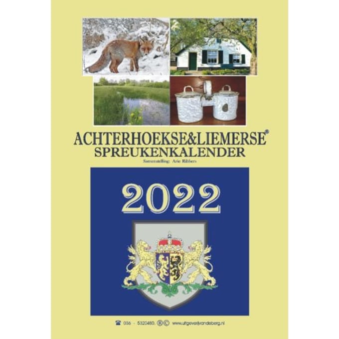 Achterhoekse & Liemerse Spreukenkalender 2022