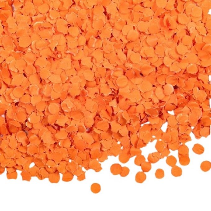 Wefiesta Confetti 100 Gram 1 Cm Papier Oranje
