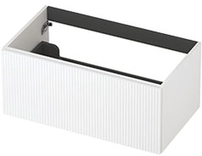 INK - Onderkast 1L Gelakt Gefreesd Tbv Greep - 800x450x350 Mm - Mat Wit