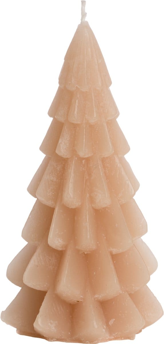 Rustik Lys - Kaars - Kerstboom - Skin -  6,3 x 12 centimeter