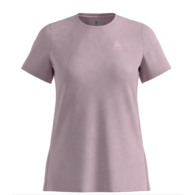 Odlo Odlo T-shirt crew neck s/s ZEROWEIGHT ENGINEERED CHILL-TEC ROZE - Maat S
