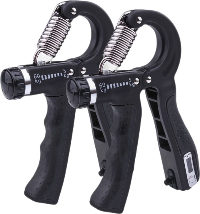 Handgreep Trainer Verstelbaar 5-60 kg Zwart