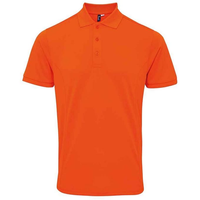 Premier Heren Coolchecker Plus Piqu Polo Shirt (Oranje)