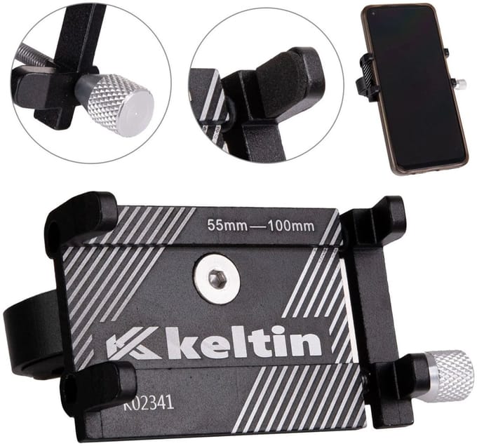 Keltin Fietshouder - Aluminium - Verstelbaar - Universeel - Beschermend - Lichtgewicht