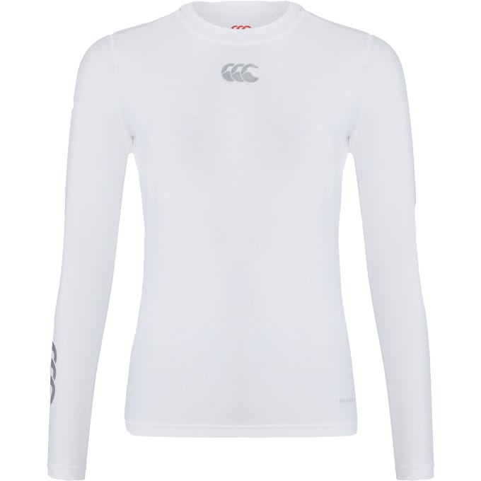 Canterbury Dames/Dames Thermoreg Base Layer Top met lange mouwen (Wit)