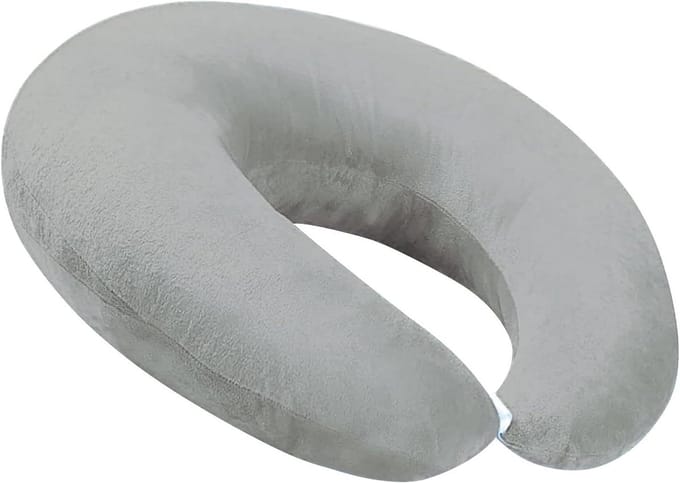 Leeskussen met Armsteun - Ergonomisch Kussen - Ontspannen Zitten - Verstelbare Steun - 68 x 50 cm - Grijs