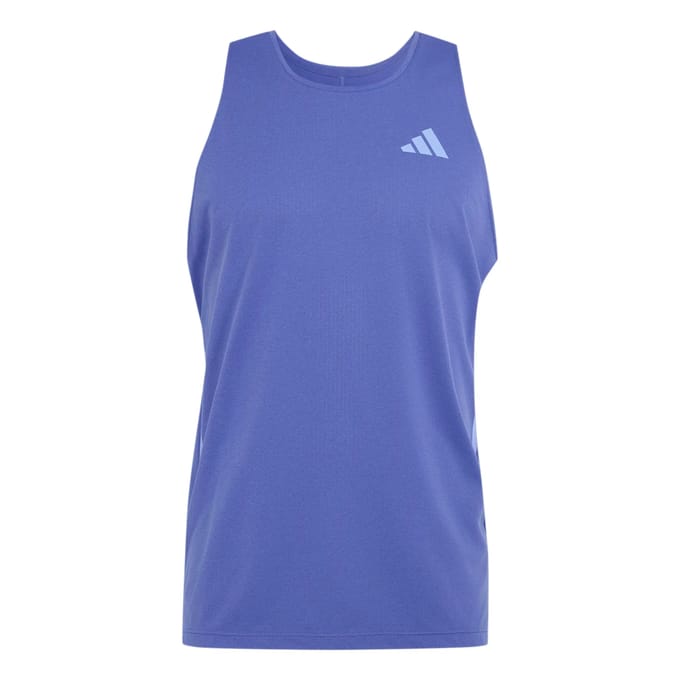 Adidas Adi365 Running Climacool Iconic Mouwloos T-shirt Blauw S Man