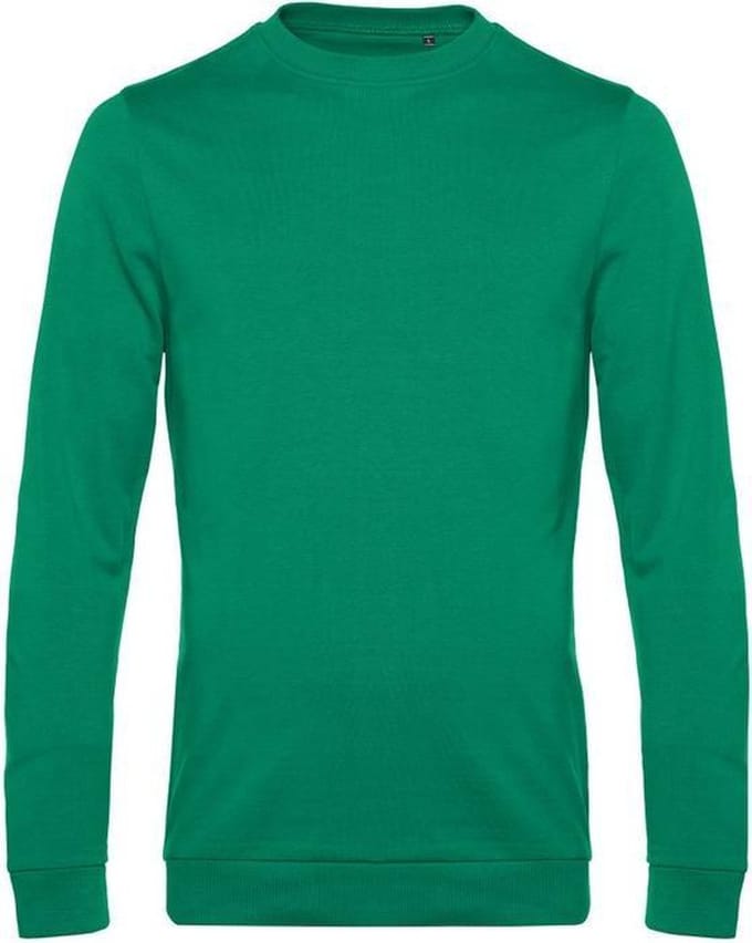 B&C Heren in sweatshirt (Kelly Groen)