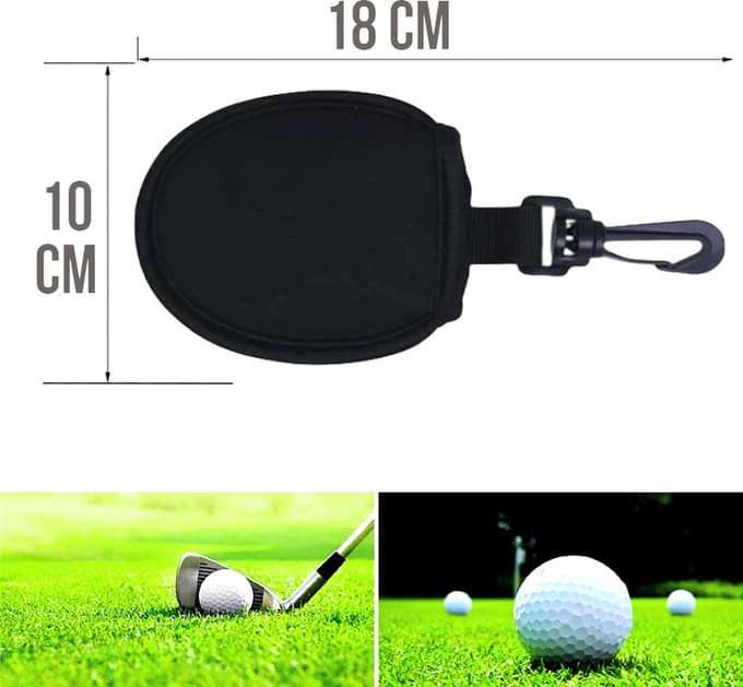 Golfbal Wassen en Drogen ZWART