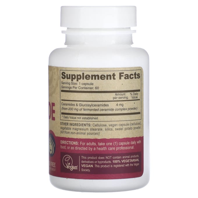 Deva, vegan ceramide, 60 plantaardige capsules