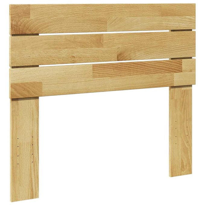 vidaXL - Hoofdbord - 90 - cm - massief - eikenhout