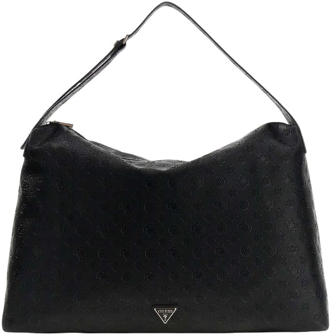 GUESS reistas schoudertas Wilder Oversized Hobo Bag Black zwart