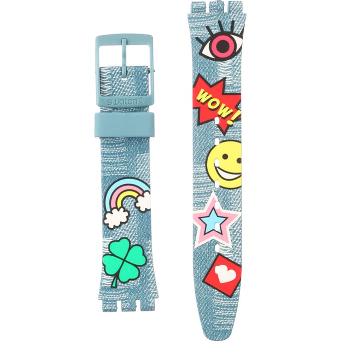 Swatch Plastic - Originals Medium (34mm) /Access/Solar/Musicall/Stop - G/SK/SL/SR/SS/SO28 AGS155 GS155 Tacoon Horlogeband