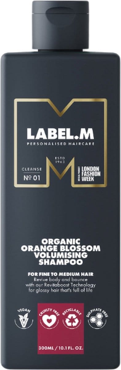 Label.m Organic Orange Blossom Volumising Shampoo 300ml