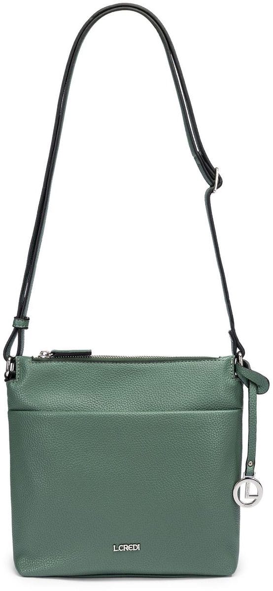 L.CREDI schoudertas Ella Crossbodybag Deep Green groen