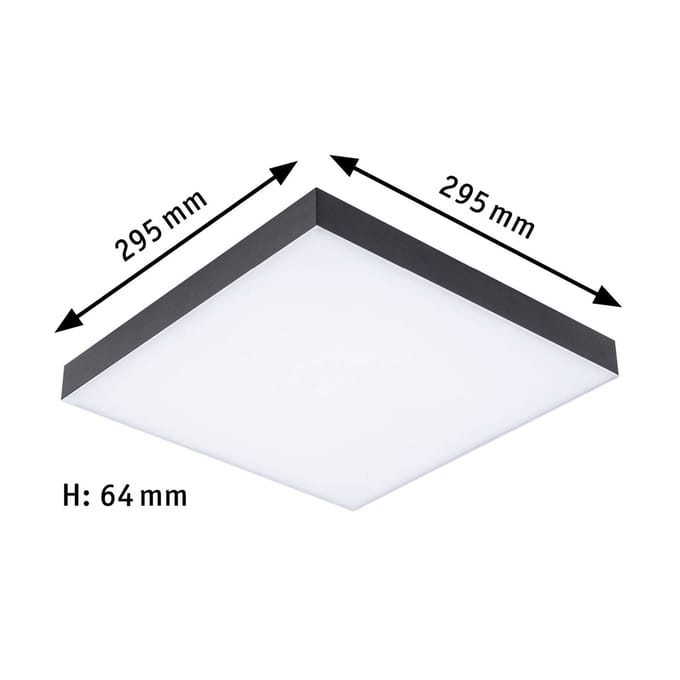 Paulmann Velora Rainbow 79907 LED-plafondlamp Warmwit Zwart