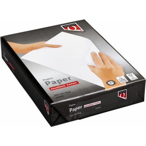 Quantore kopieer- printpapier Excellent - A4 - 80 gram - wit - pak 500 vel