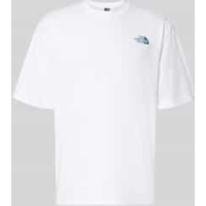 Oversized T-shirt met logo en ronde hals