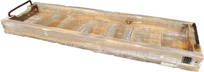 Houten dienblad robuust dienblad 58 cm landelijk | GerichteKeuze