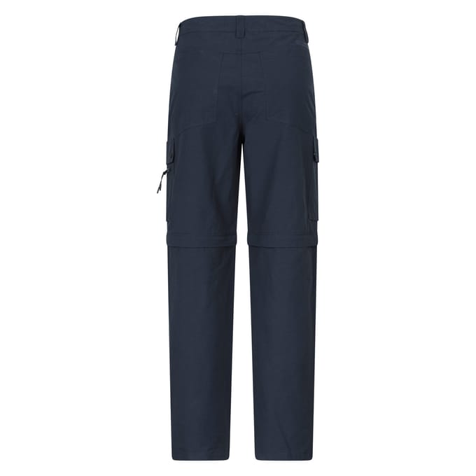 Mountain Warehouse Heren Rydal Zip-Off wandelbroek (Marine)