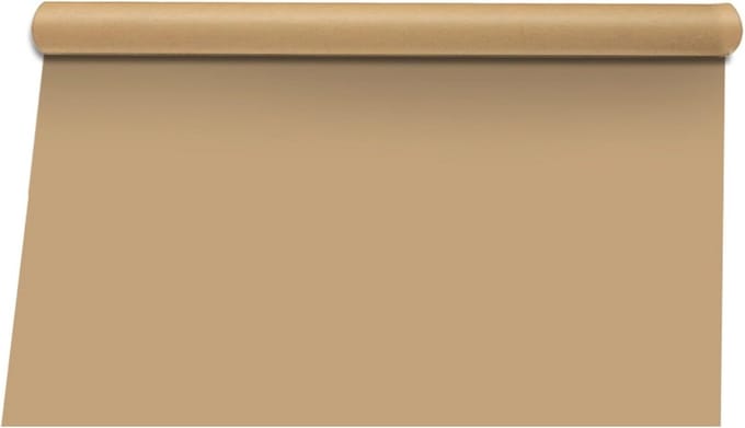 Grote Bruine Kraft Papierrol - 61cm x 30m - 80g/m² - Inpakpapier & Knutselen