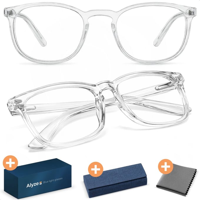 Blauw Licht Bril - Zonder sterkte - Voor computer - Met filter - Computer gaming - Blue light glasses - Alyze