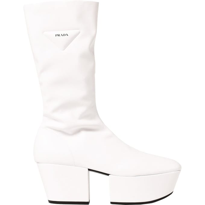 Prada Platform Pull-On Boots