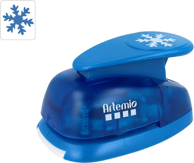 Artemio zeer groot pons sneeuwvlok 5 cm