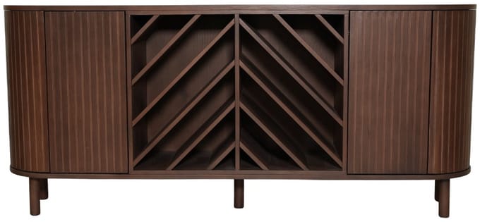 Deja Living Dressoir Acuna - Eiken Hout - Incl. Opbergruimte - 180x40x80cm