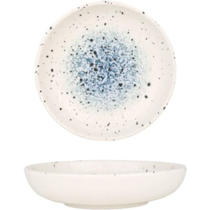 Rinart Serveerschaal - Splash - Porselein - 10 cm - set van 2