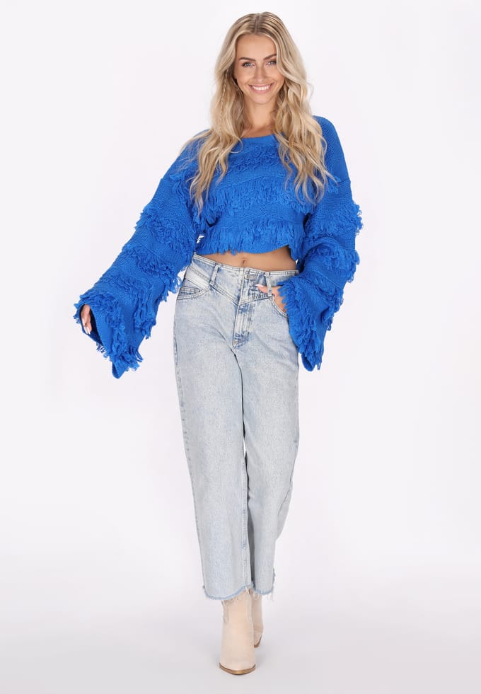 IZIA Jumper Dames blauw
