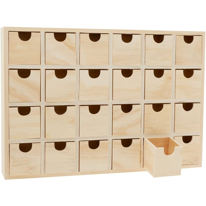 VBS Minicommode / Adventskalender met 24 lades