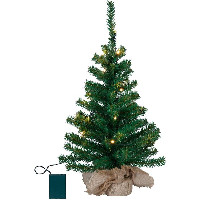STAR TRADING Kleine LED boom Toppy in jute zak