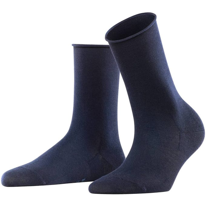 FALKE Active Breeze eenkleurig lyocell sokken dames blauw - maat 35-38