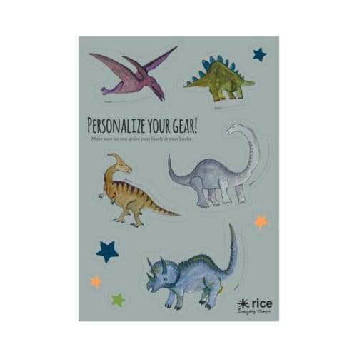 Rice lunchbox stickers dinosaurus