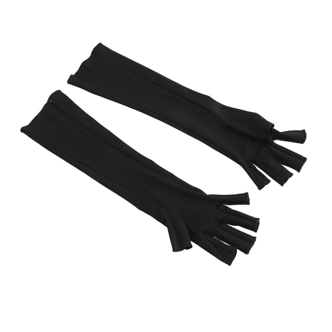 1 Paar Artritis Compressiehandschoenen Vingerloze Compressiehandschoenen voor Vrouwen Mannen Carpaal Tunnel geel