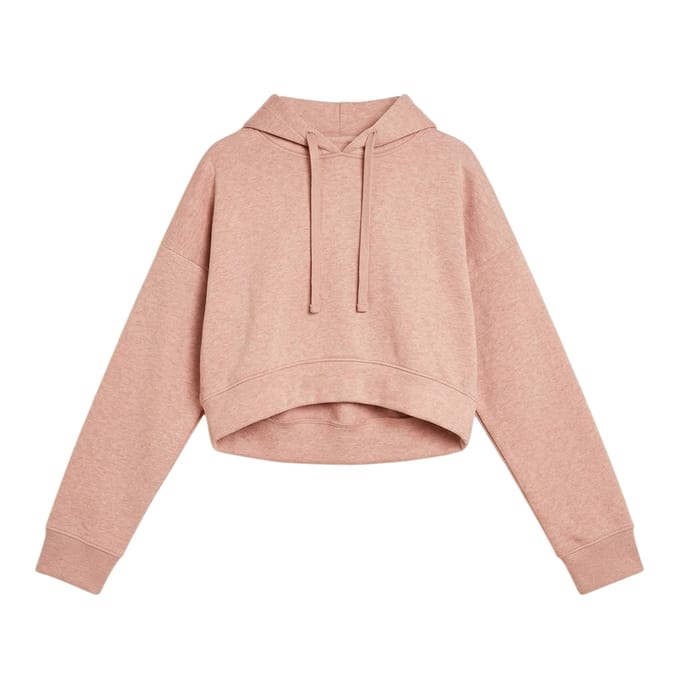 Missy Empire Dames/Dames Crop Hoodie (Rose)