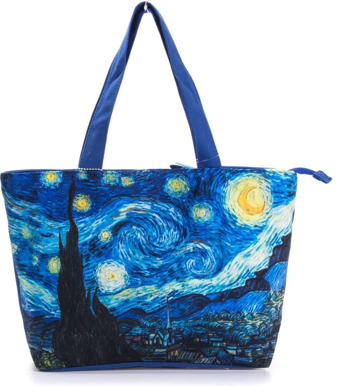Robin Ruth Shopper Tas Small 38x25cm Van Gogh - Sterrennacht